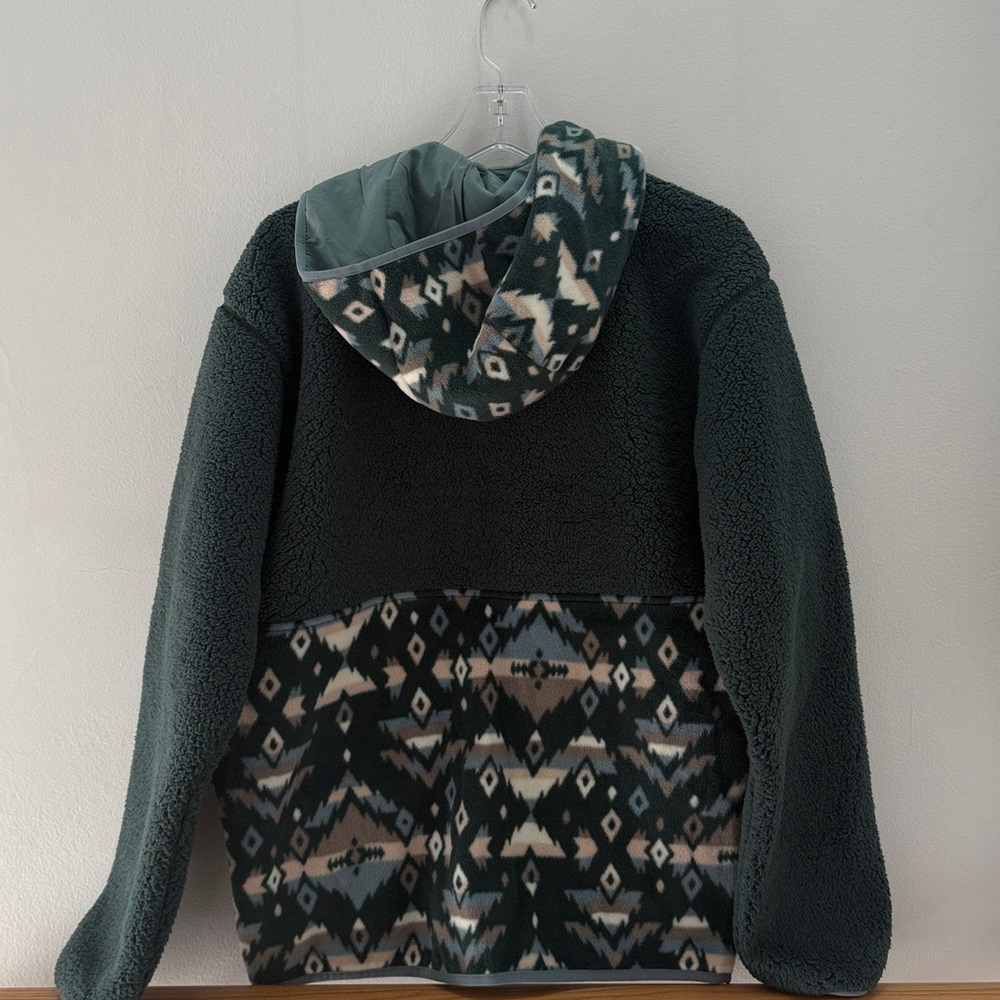 Columbia Dark Green Sherpa Jacket - Picture 4 of 5